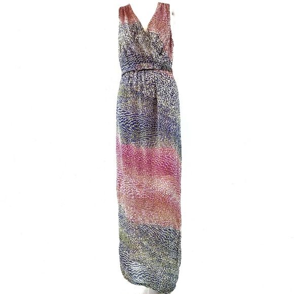 Anthropologie Charlie Jade Charlotte Metallic Maxi - Picture 2 of 8